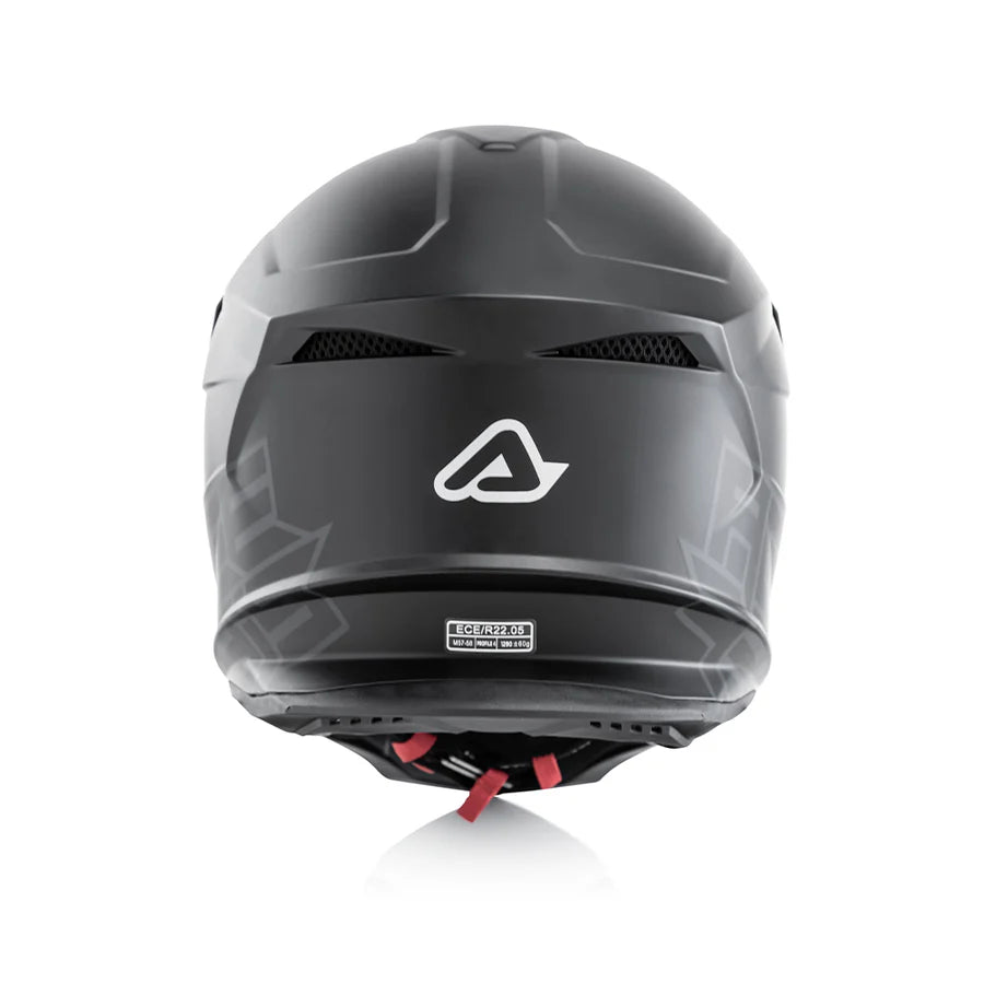 ACERBIS PROFILE 4 Motocross Helmet Gloss Black – ECE 22-05 Certified