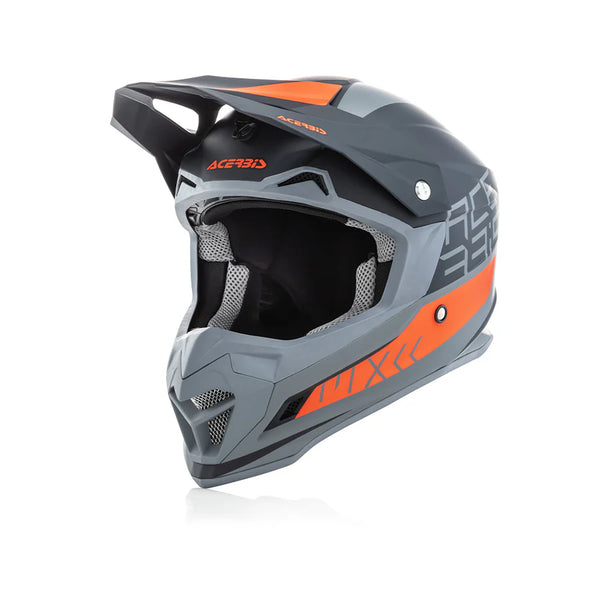 ACERBIS PROFILE 4 Motocross Helmet – ECE 22-05 Certified Black/Orange