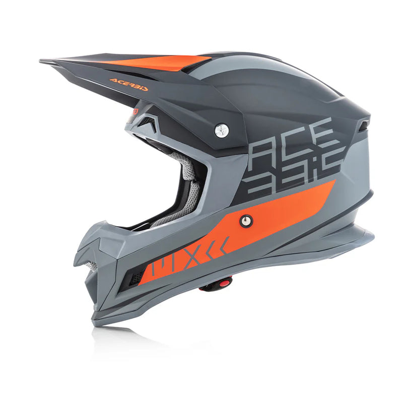 ACERBIS PROFILE 4 Motocross Helmet – ECE 22-05 Certified Black/Orange