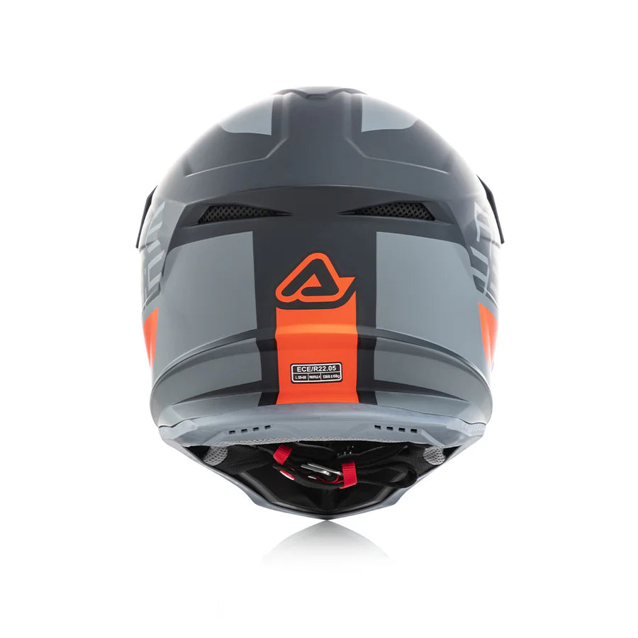 ACERBIS PROFILE 4 Motocross Helmet – ECE 22-05 Certified Black/Orange