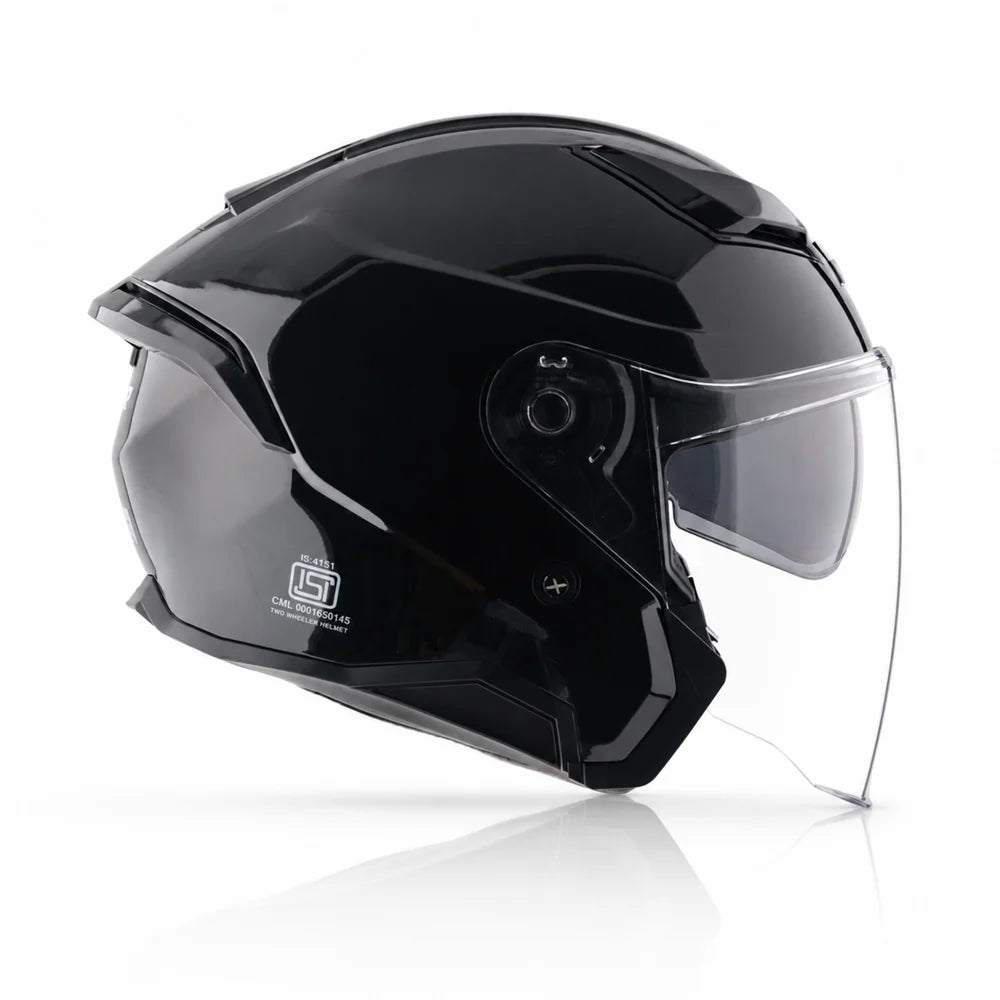Axor Kylo Solid Half Face Motorcycle Helmet
