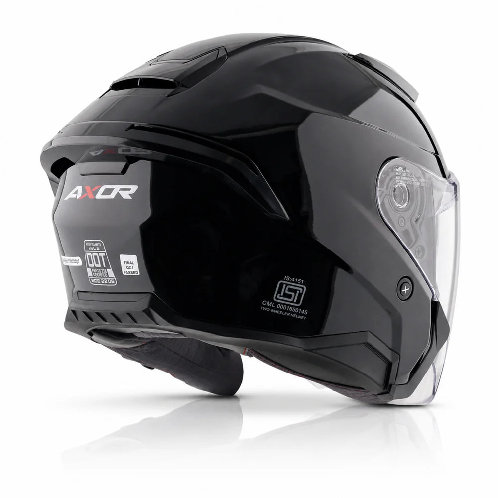 Axor Kylo Solid Half Face Motorcycle Helmet