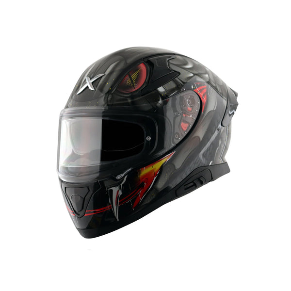 Helmet/Axor/APEX/VENOMOUS/BLACK GREY/L FREE TBOLT HELMET CLEANER