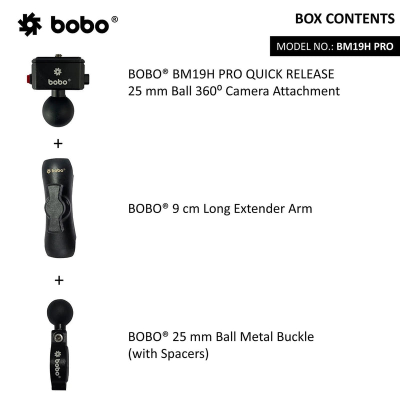 BOBO BM19H PRO 360 Degree Camera Mount