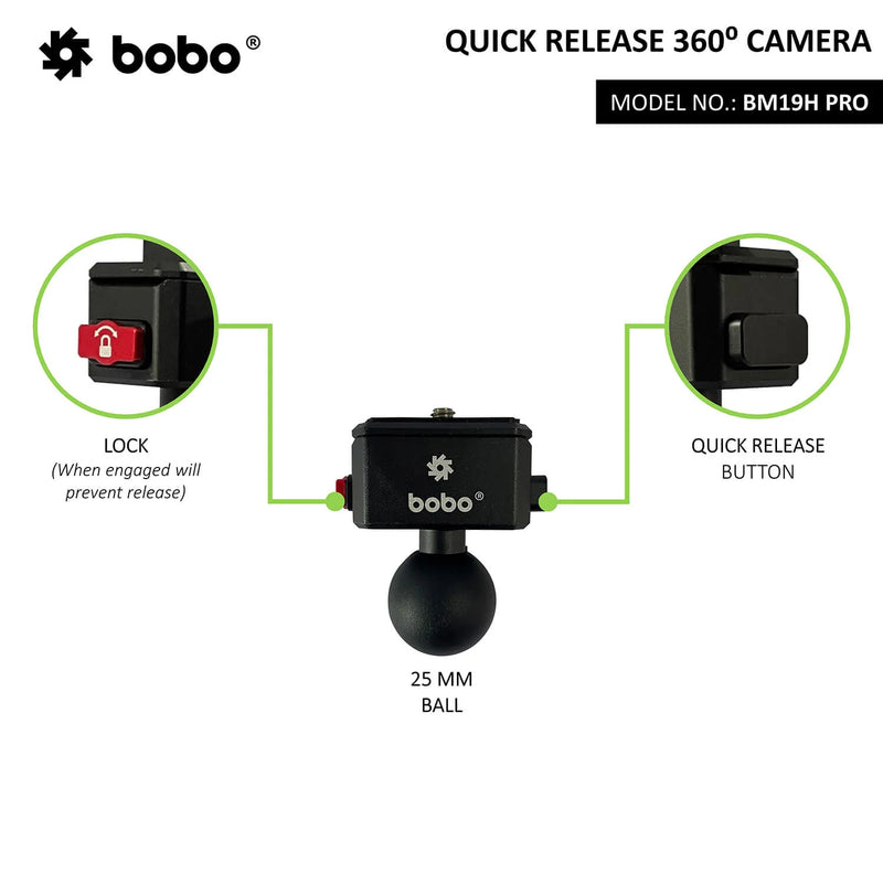 BOBO BM19H PRO 360 Degree Camera Mount