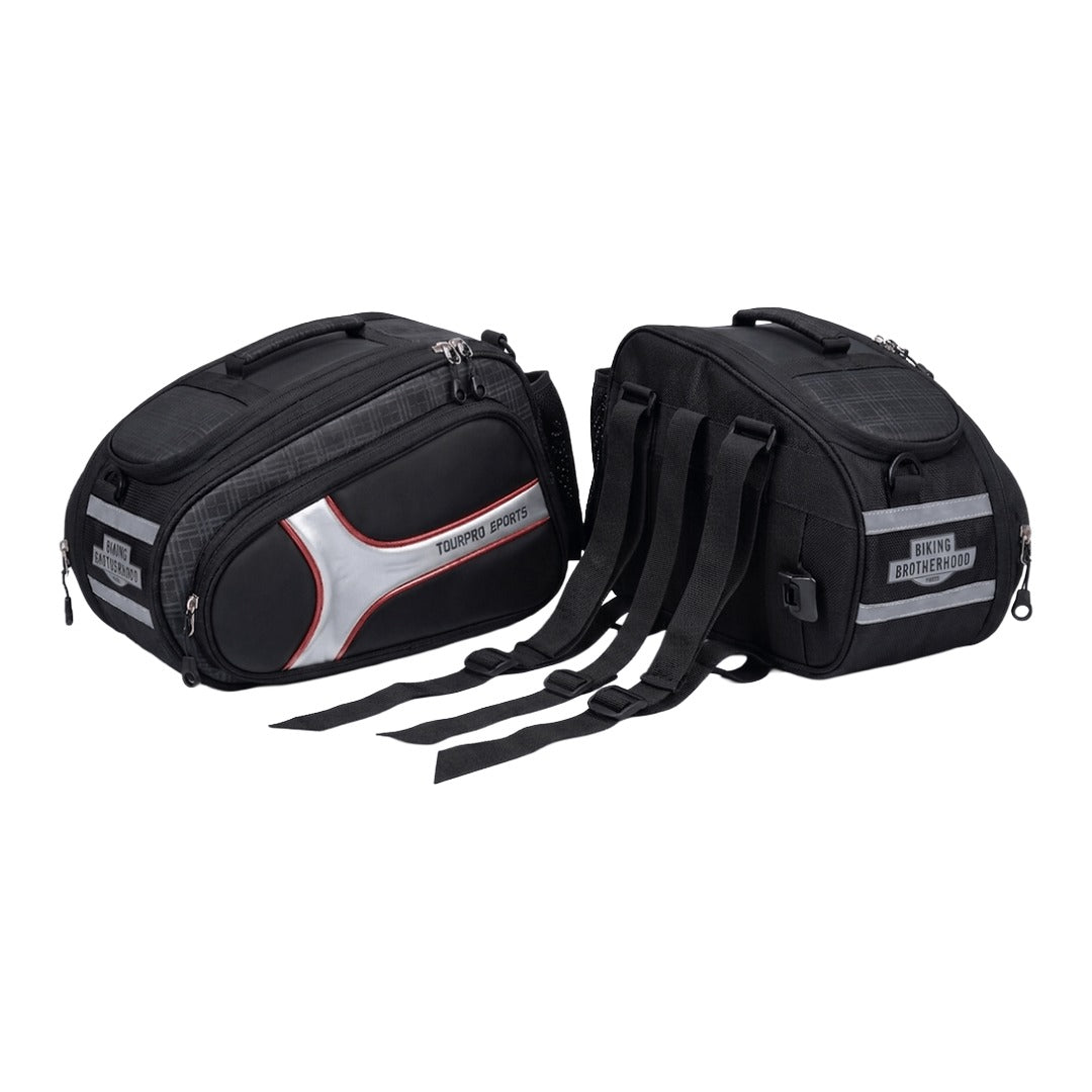 BBG TourPro Sport Saddle Bag – 40L Motorcycle Touring Saddle Bag