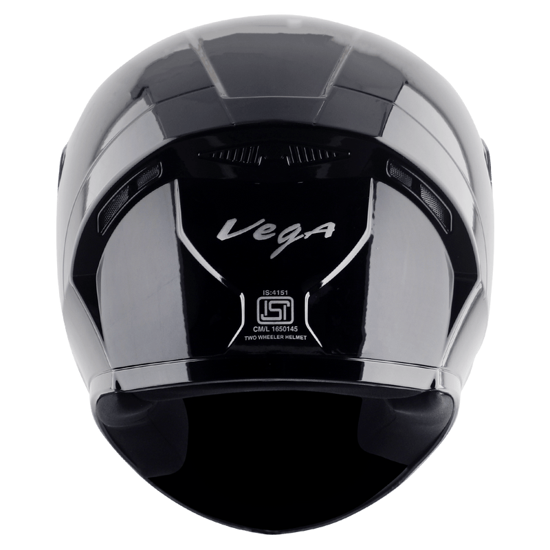 Vega Ranger Solid Black Helmet