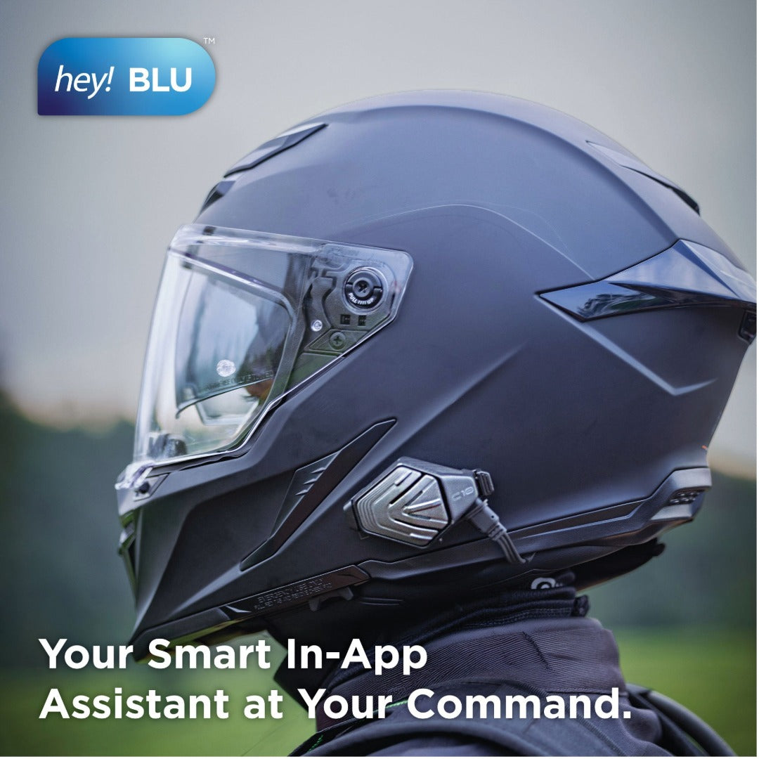BluArmor C10 Bluetooth Motorcycle Intercom | Motorcycle Helmet Intercom Communication Device