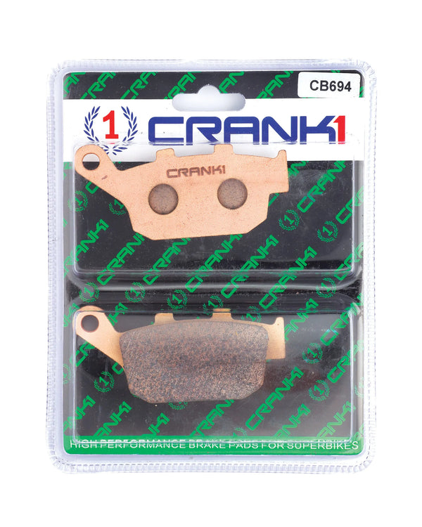 Crank1 Sintered Brake Pads for Suzuki GW 250 Inazuma (2014)