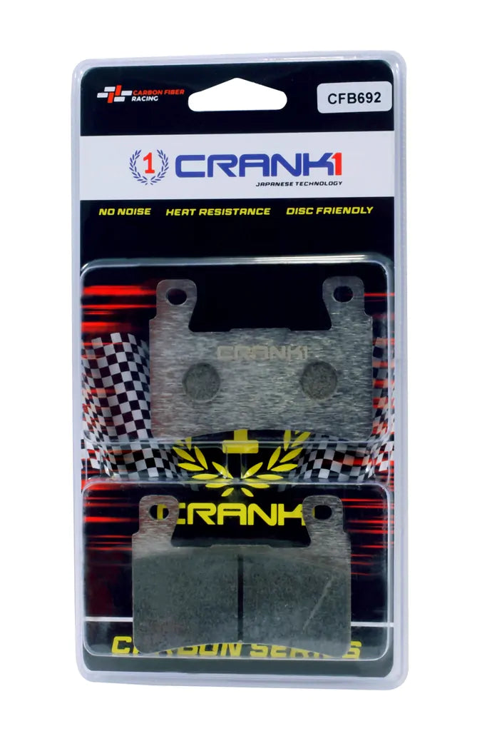 Crank1 Carbon Brake Pads For Harley Davidson Fat Bob (2018 Onwards)