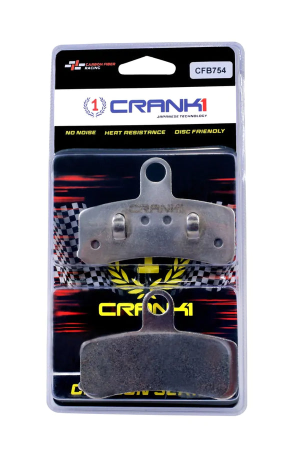 Crank1 Carbon Brake Pads For Harley Davidson Fat Boy (2004-2014)