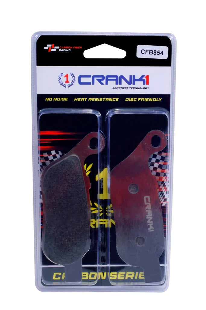 Crank1 Carbon Brake Pads For Harley Davidson Fat Bob (2008-2017)