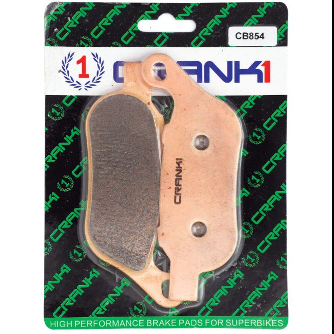 Crank1 Sintered Brake Pads for Harley Super Glide Custom