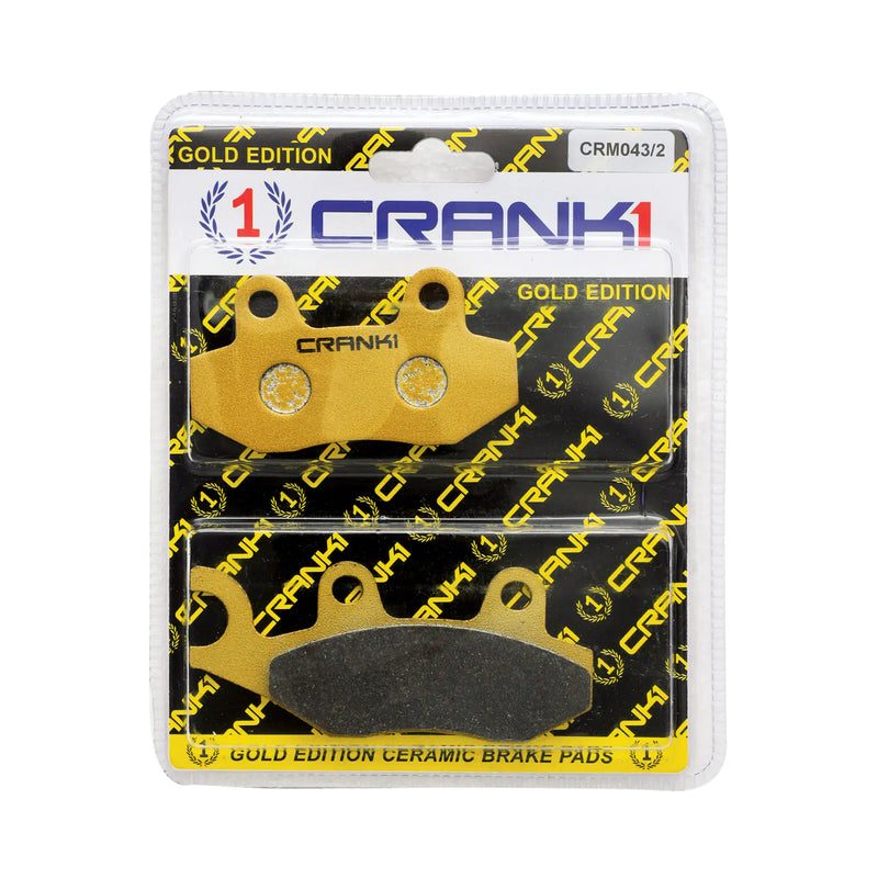 Crank1 Ceramic Brake Pads for Triumph Bonneville T100 (2014-2016)