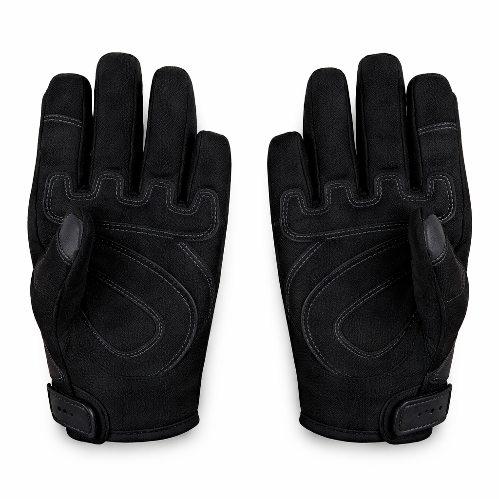 BIKE SPEC Protective Full Finger Riding Gloves | Anti-Skid Breathable Motorcycle Gloves