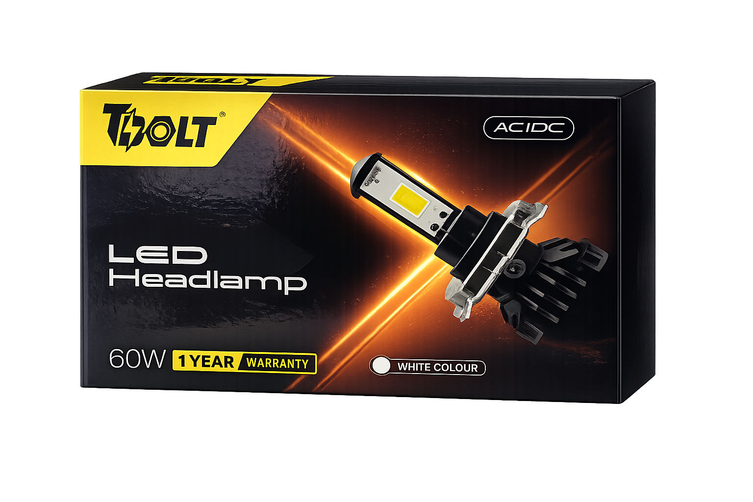 TBolt LED 60w H4 Headlamp for Motorcycle