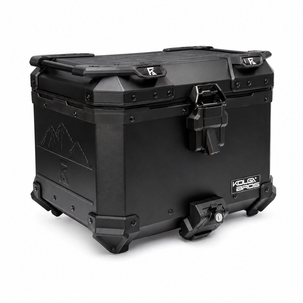 Kolga Bros Beast Moto Trunk Terra Lock 45L Aluminium Top Box Black (KBMT-03)