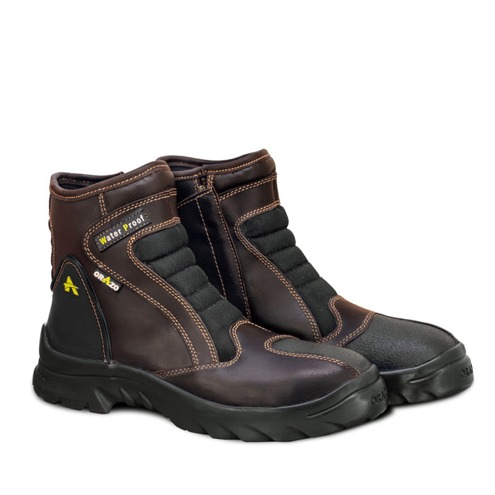 Orazo PICUS Sport-Zipper Motorcycle Riding Boots