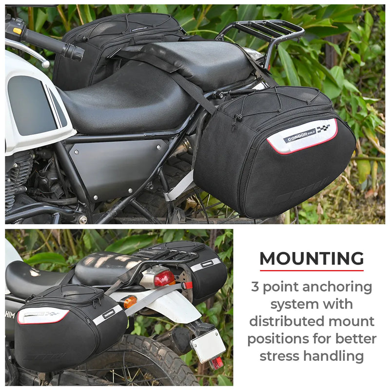 Viaterra Condor Solo 100% Waterproof Saddlebags