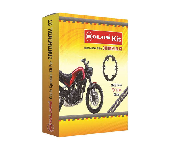 Continental GT 535 Rolon Sprocket Kit + Free Chain Lube