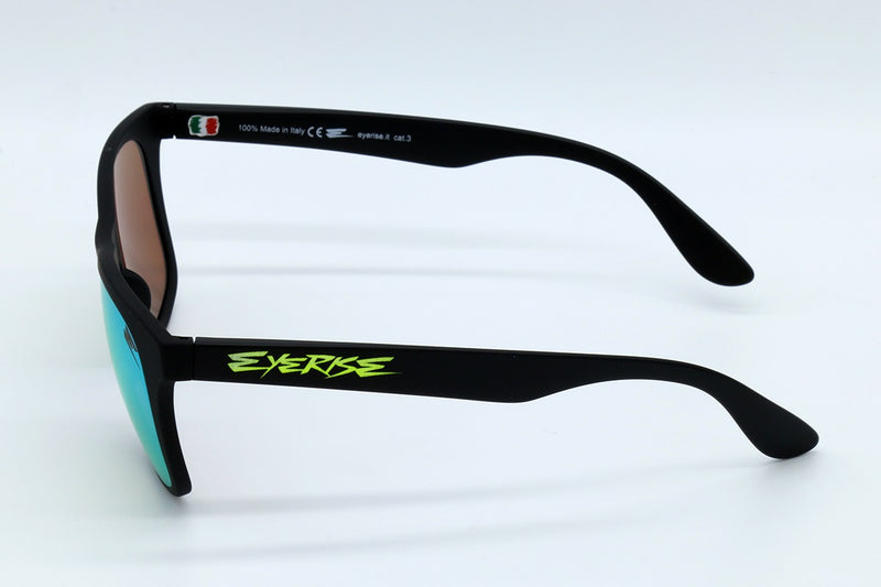 Eyerise DL3 Black Green-Yellow Sunglasses