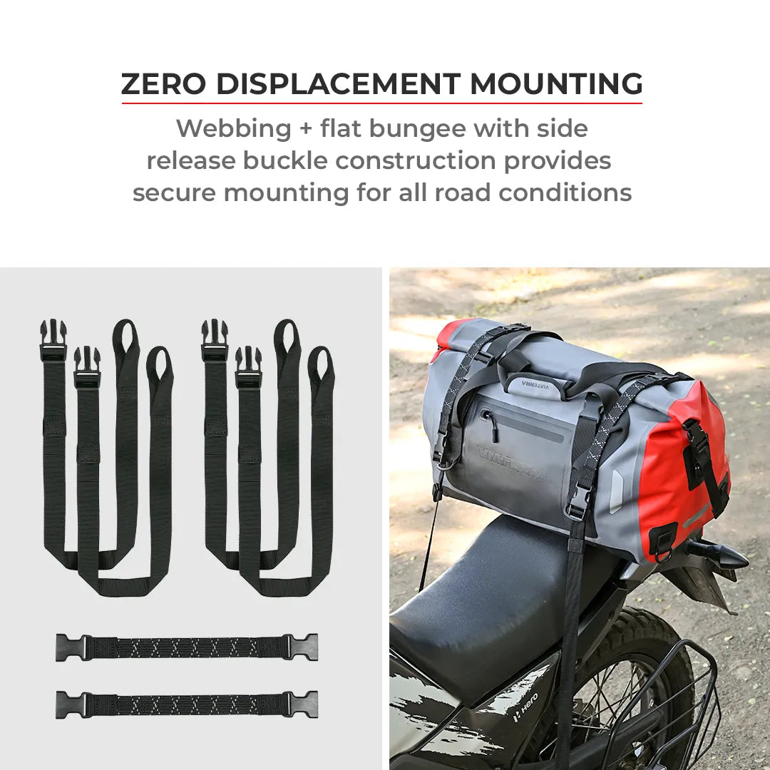 Viaterra DryBag 40L - 100% Waterproof Tail Bag