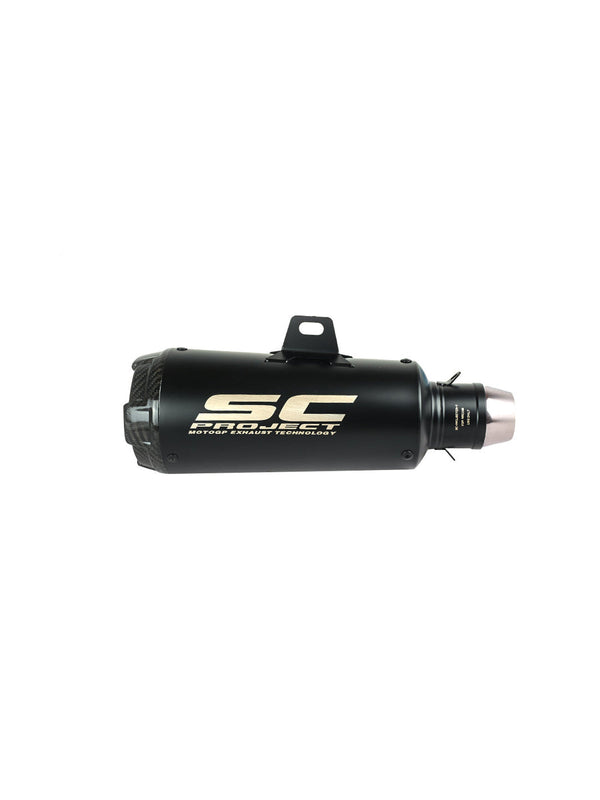 SC Project Slip On Exhaust Black