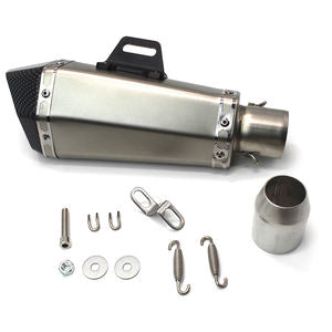 Akrapovic Short Can Silver Exhaust