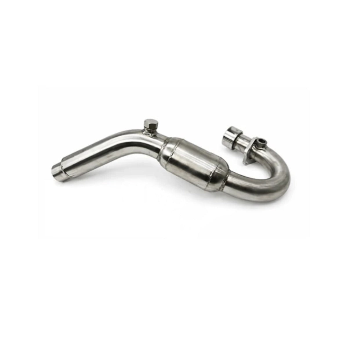 Hero Xpulse 200 / 4v / Pro / Rally Powerage Performance Slip-On Exhaust | Brushed Steel Finish