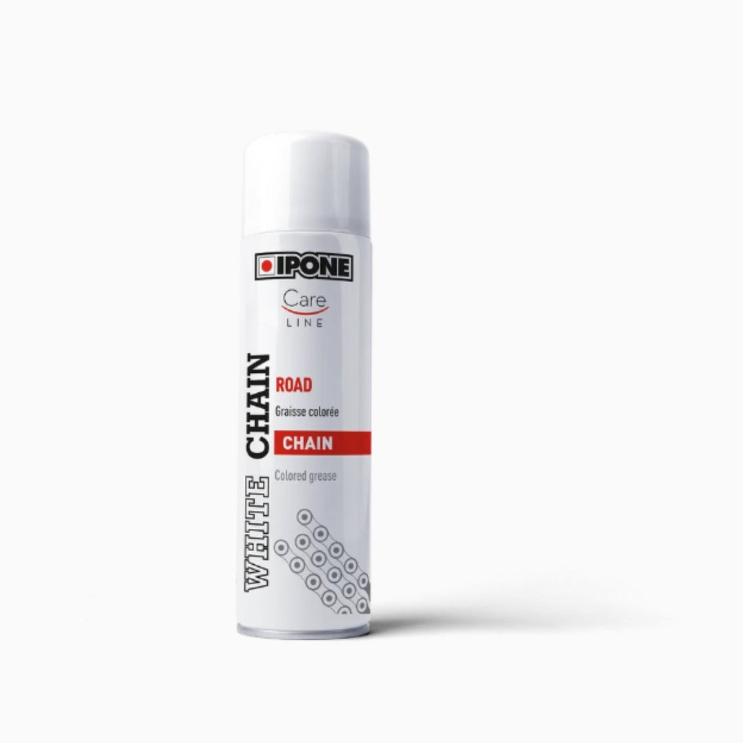 IPONE WHITE CHAIN White Coloured Chain Grease 250ml | Water Resistant & Anti-Corrosion