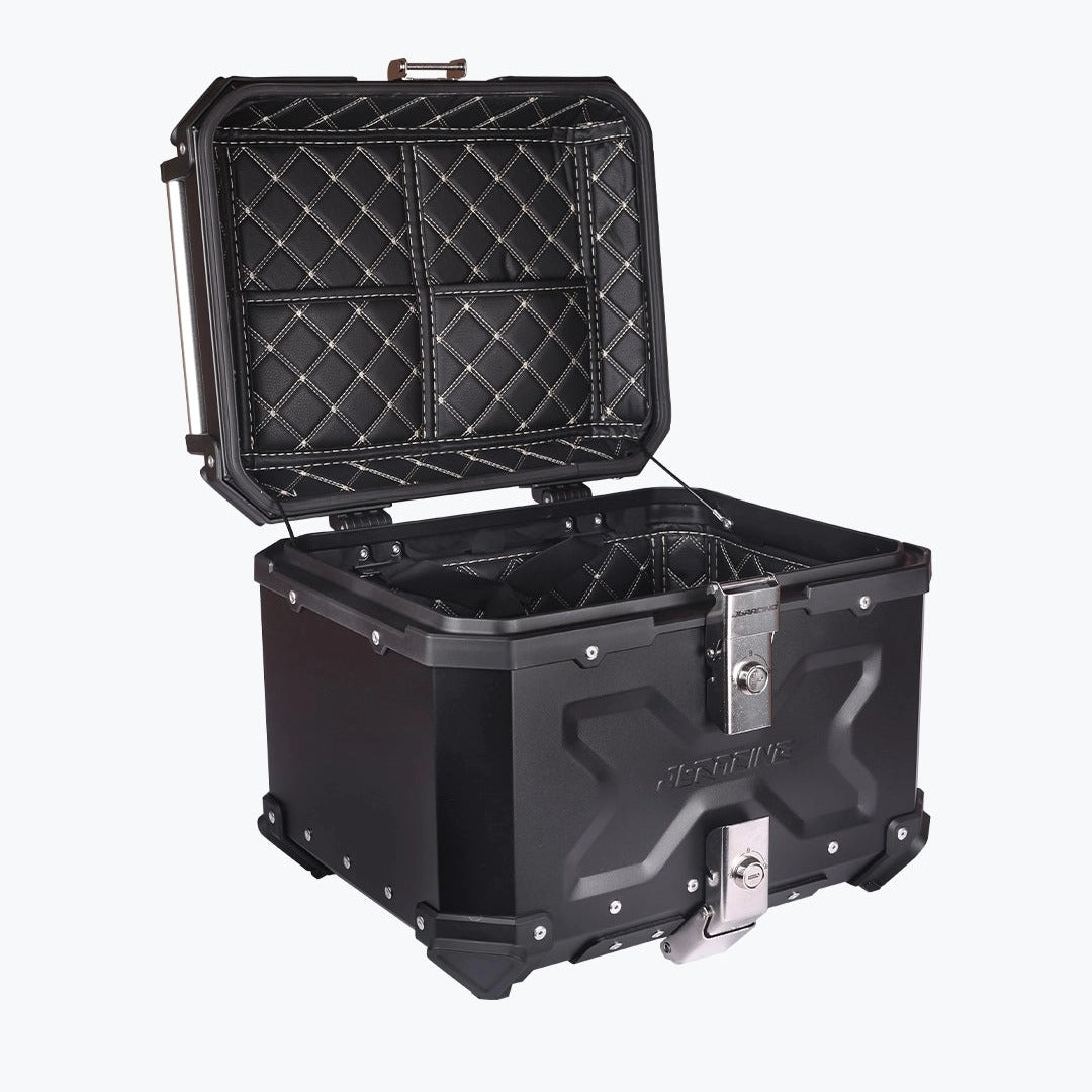 Jb Racing Top Case 45L Black Premium With Back Rest Pad X type