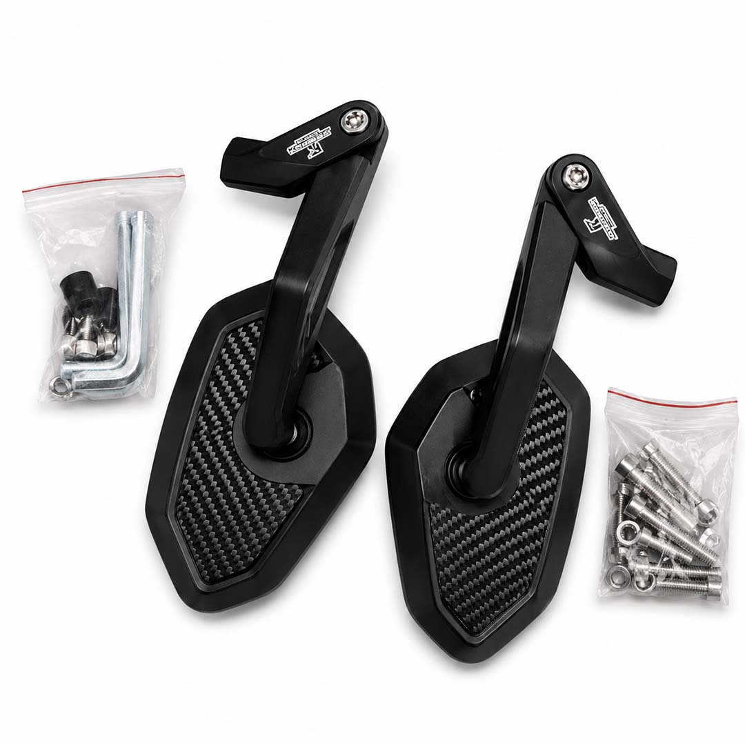 Kolga Bros Adventure Pro Foldable Motorcycle Mirrors Universal Fit (KBMM-02)