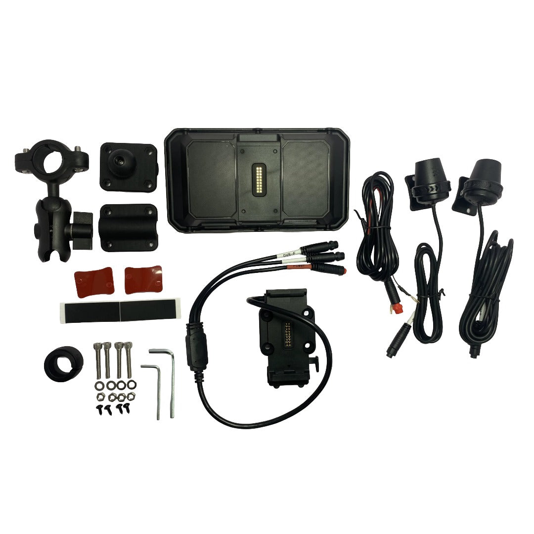 LBC Moto M3 Elite Pro 6.25" Motorcycle Smart Display with Dual 2.5K Dashcam & TPMS