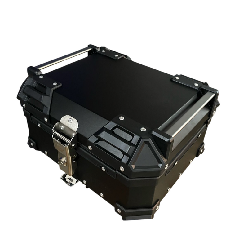 LGP Universal Black 25L Aluminum Top Box – Compact & Durable Motorcycle Storage