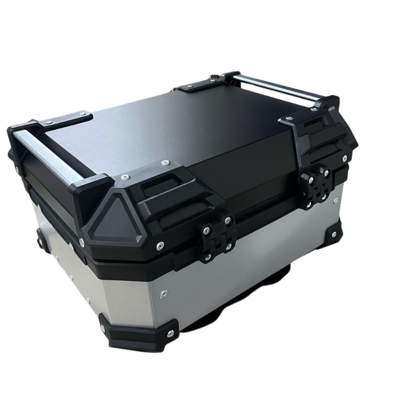 LGP Universal Silver 25L Aluminum Top Box – Compact & Durable Motorcycle Storage