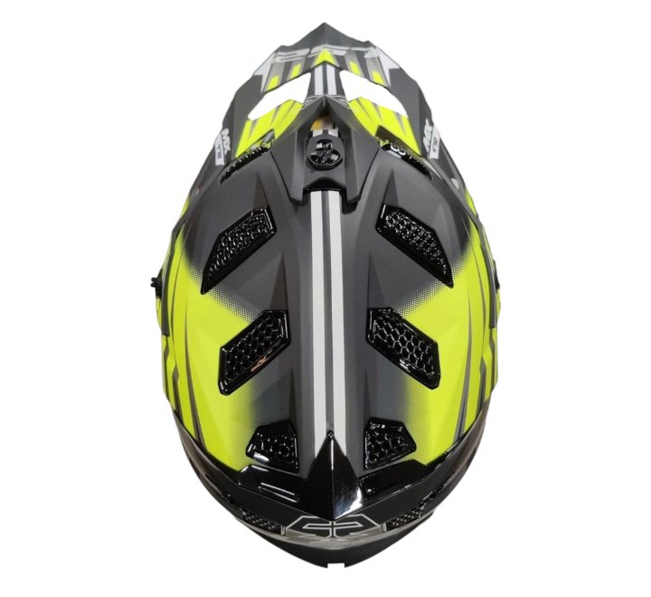 LS2 MX470 Subverter Novo Black Grey Yellow Matt MX Helmet