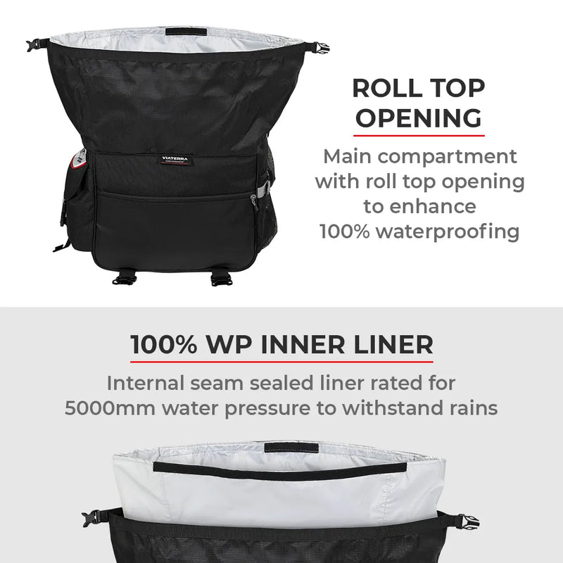 Viaterra Leh 100% Waterproof Saddlebags