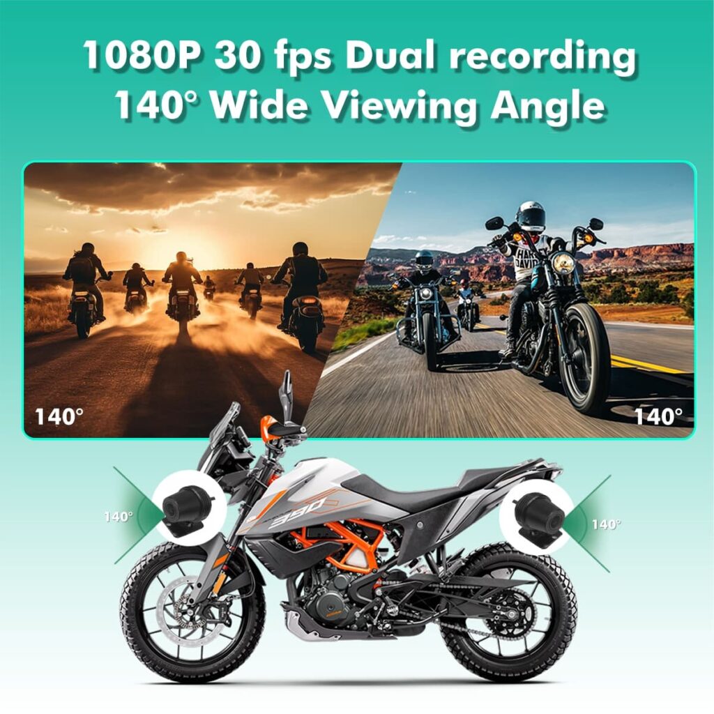 Simtac M8DT Quick Detachable Motorcycle GPS with CarPlay & Android Auto