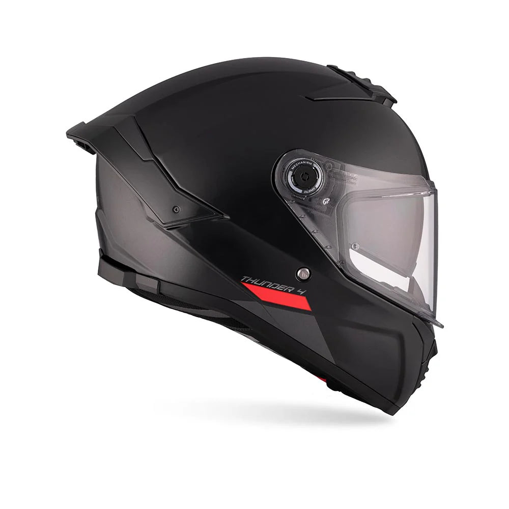 MT Thunder 4 SV A1 Solid Gloss Helmet | ECE 22.06, DOT & ISI Certified