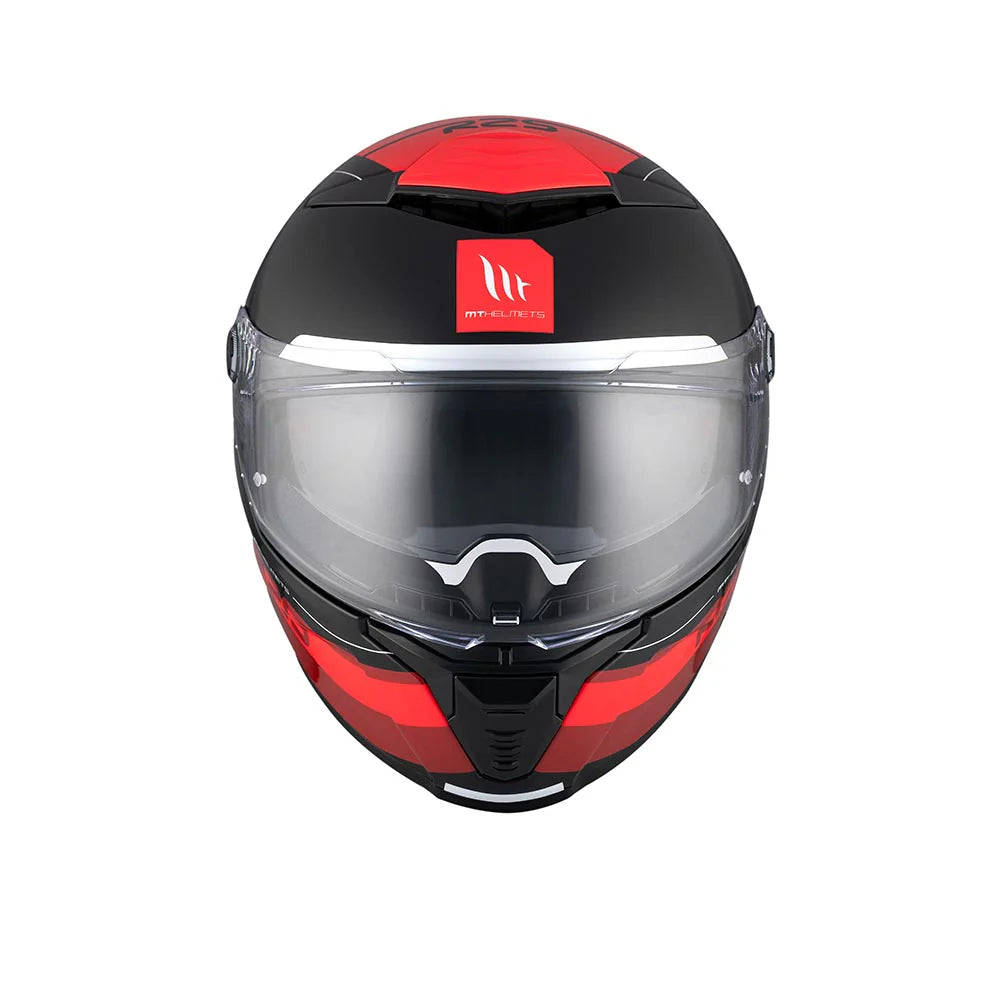 MT Thunder 4 SV R25 B35 Gloss Red Black Motorcycle Riding Helmet