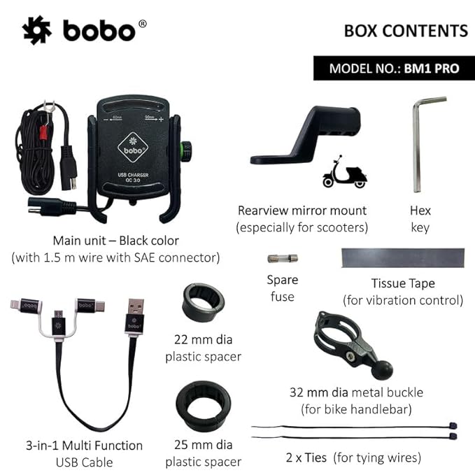 Mobile Holder Jaw Grip-BOBO Bm01 Pro