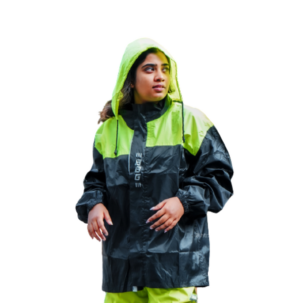 BBG Rain Jacket With Hoodie