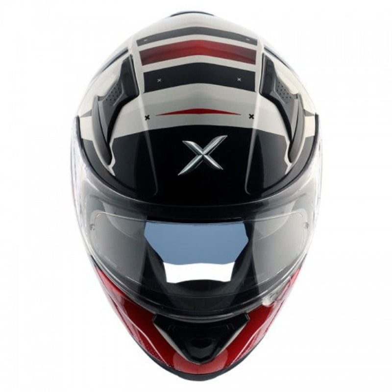 Axor Apex Hex 2 Gloss White Red Helmet