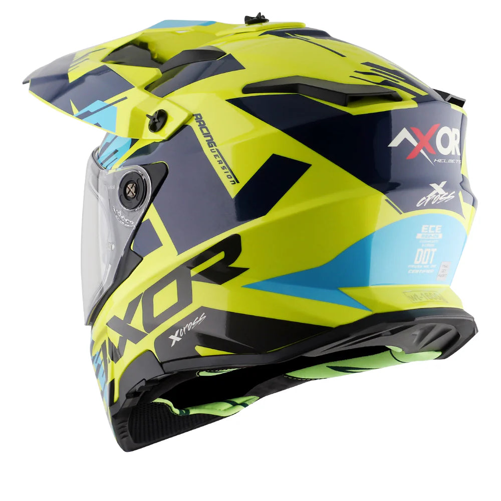 Axor X-cross X1 Dual Visor Motorcycle Full Face Helmet