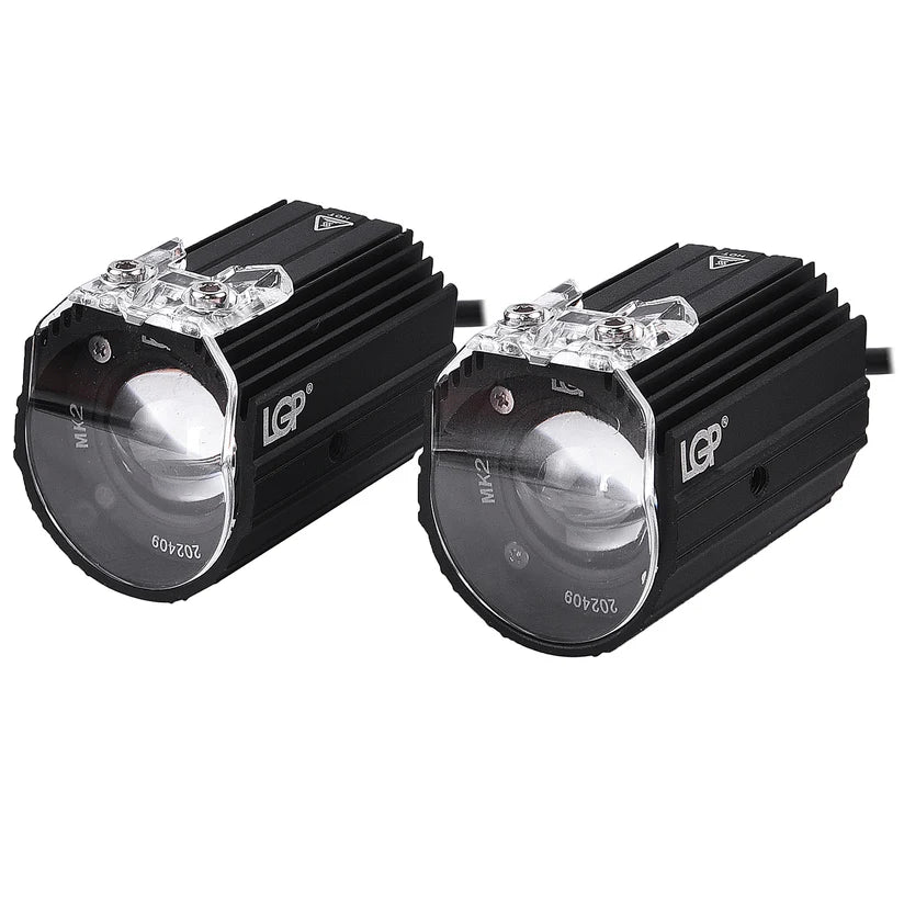 LGP Spotlight MK02 Motorcycle LED Light – 60W 7000LM Auxiliary Fog Light for Bikes
