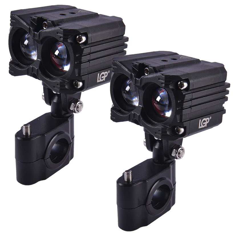 LGP Spotlight MK05 Dual Beam Motorcycle Auxiliary Light 80W 7000LM