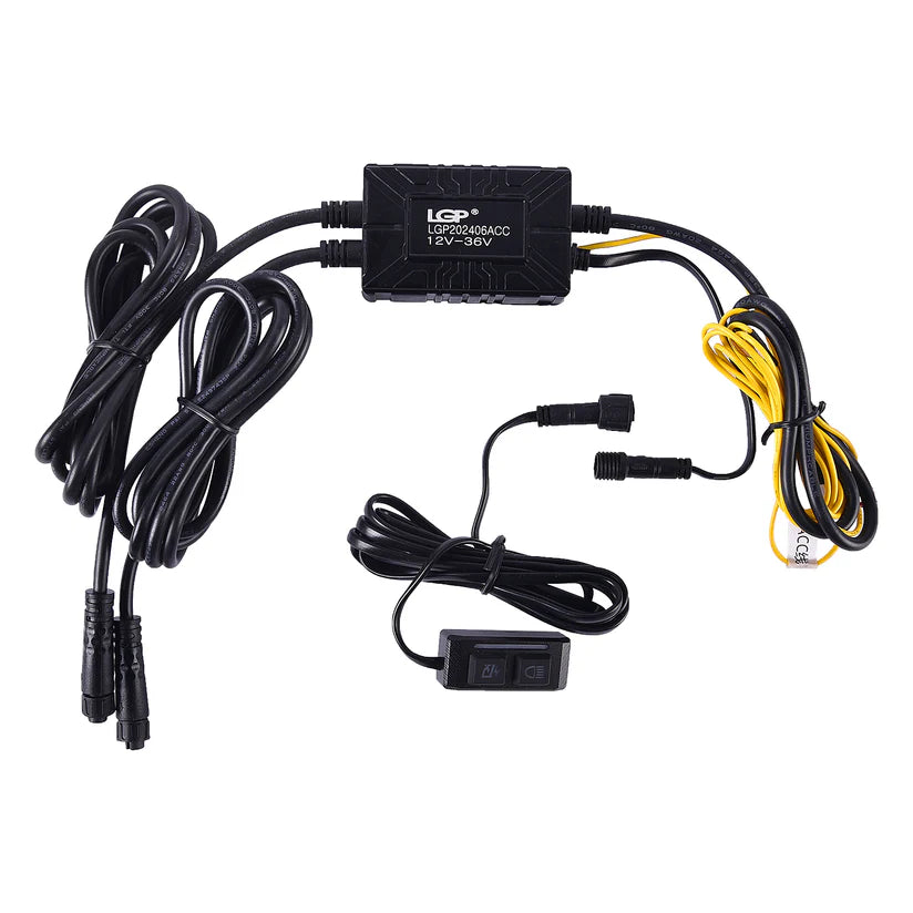 LGP Spotlight MK05 Dual Beam Motorcycle Auxiliary Light 80W 7000LM