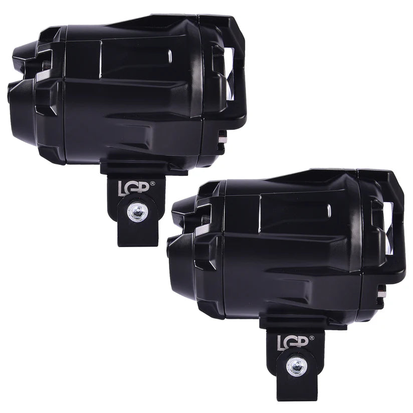 LGP DK350 60W Motorcycle Fog Lamp / Spotlight – 7000 Lumens with Wireless Control (Yellow + White Beam)