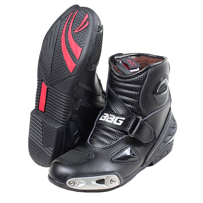 RIDEPRO Motorcycle Riding Boots – Black | Premium Leather Riding & Touring Boots | BBG