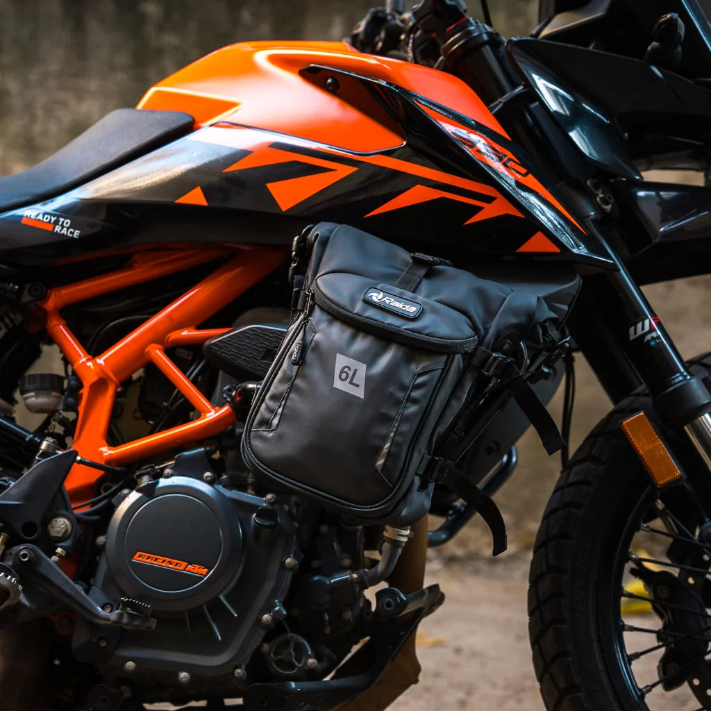 Raida Crash Bar Bag 6L – Waterproof Adventure Motorcycle Luggage
